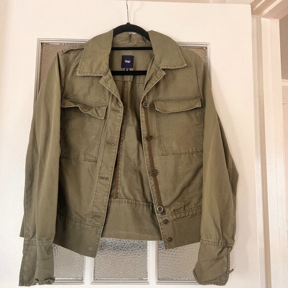 Gap - Green Army Jacket - Picture 1 of 4